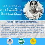 Seminario "Ley Micaela en el sistema universitario"